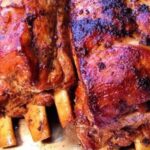 Costillas gruesas del horno