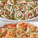 Fantásticos rollos de calabacín y queso feta