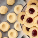 Galletas con huella digital: ¡Las deliciosas galletas, quedan perfectas con una taza de té!