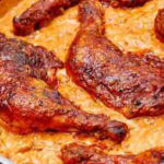 Muslos de pollo en arroz
