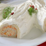 Tronco de Navidad salado: la receta de un aperitivo fácil y coreográfico