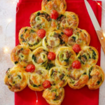 Árbol de Navidad con remolinos de hojaldre: la receta del delicioso y espectacular aperitivo
