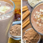 RECETA DE SMOOTHIE DE AVENA CON CHOCOLATE Y PLÁTANO