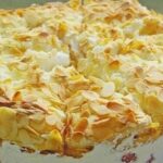 Torta del cielo con frambuesa