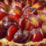 Pastel de ciruelas