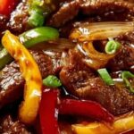 Filete Chino a la Pimienta con Cebolla y Pimientos