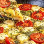 Pizza de calabacín en sartén para el fin de semana