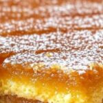 Postre suave con mermelada de albaricoque