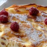 Panqueques de requesón al horno