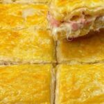 Delicioso pastel relleno de queso y jamón: listo en 15 minutos